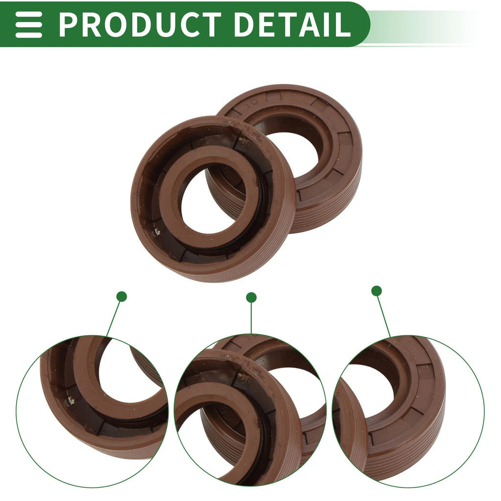Set of 5 Oil Seals FKM Rubber 18x35x10mm for Various Models 