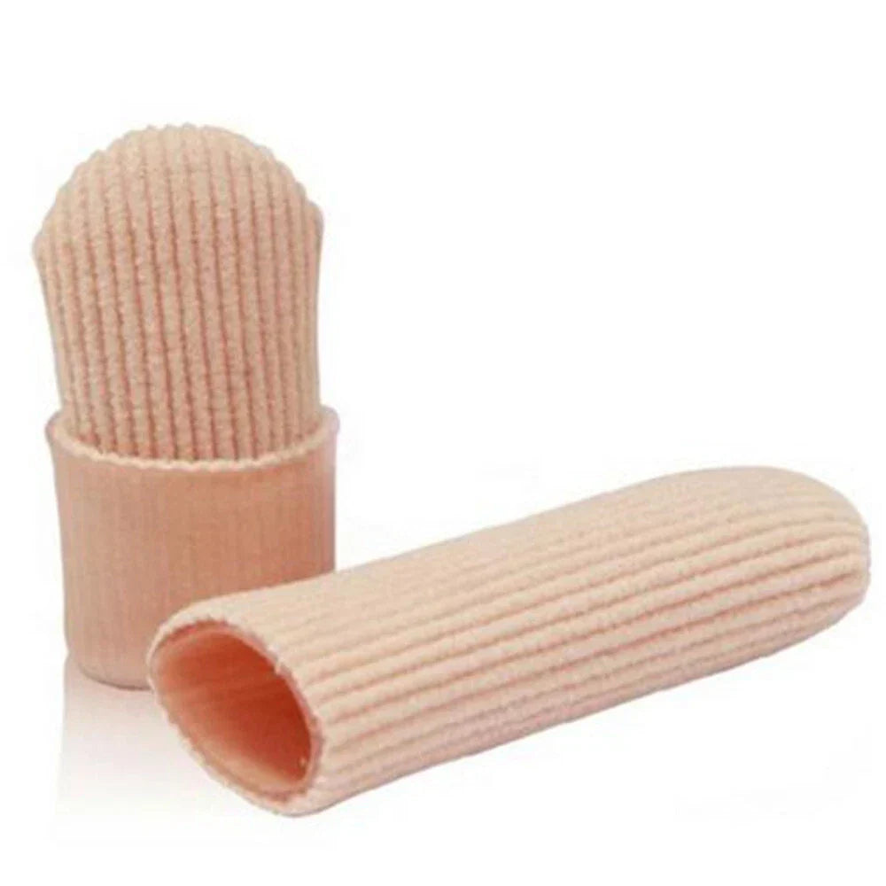 4 Pcs Silicone Large Foot Toe Bandage Tube Protector for Pain Relief