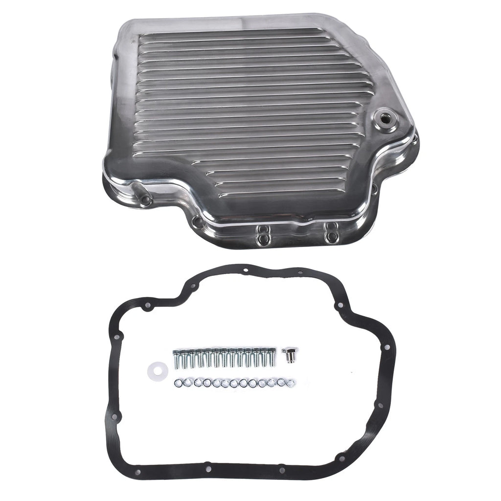 Finned Polished Transmission Oil Pan for GM Chevy TH400 (1965–1986)