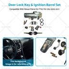 Door Lock Key Ignition Barrel Set for Nissan Patrol GU Y61 (2000–2017)