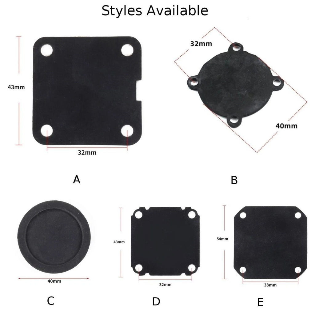 Rubber Gaskets and Washers for Air Compressor Cylinder Head Repair