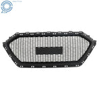 Honeycomb Bumper Grill for Hyundai Elantra Sedan (2017–2018) Matte Black
