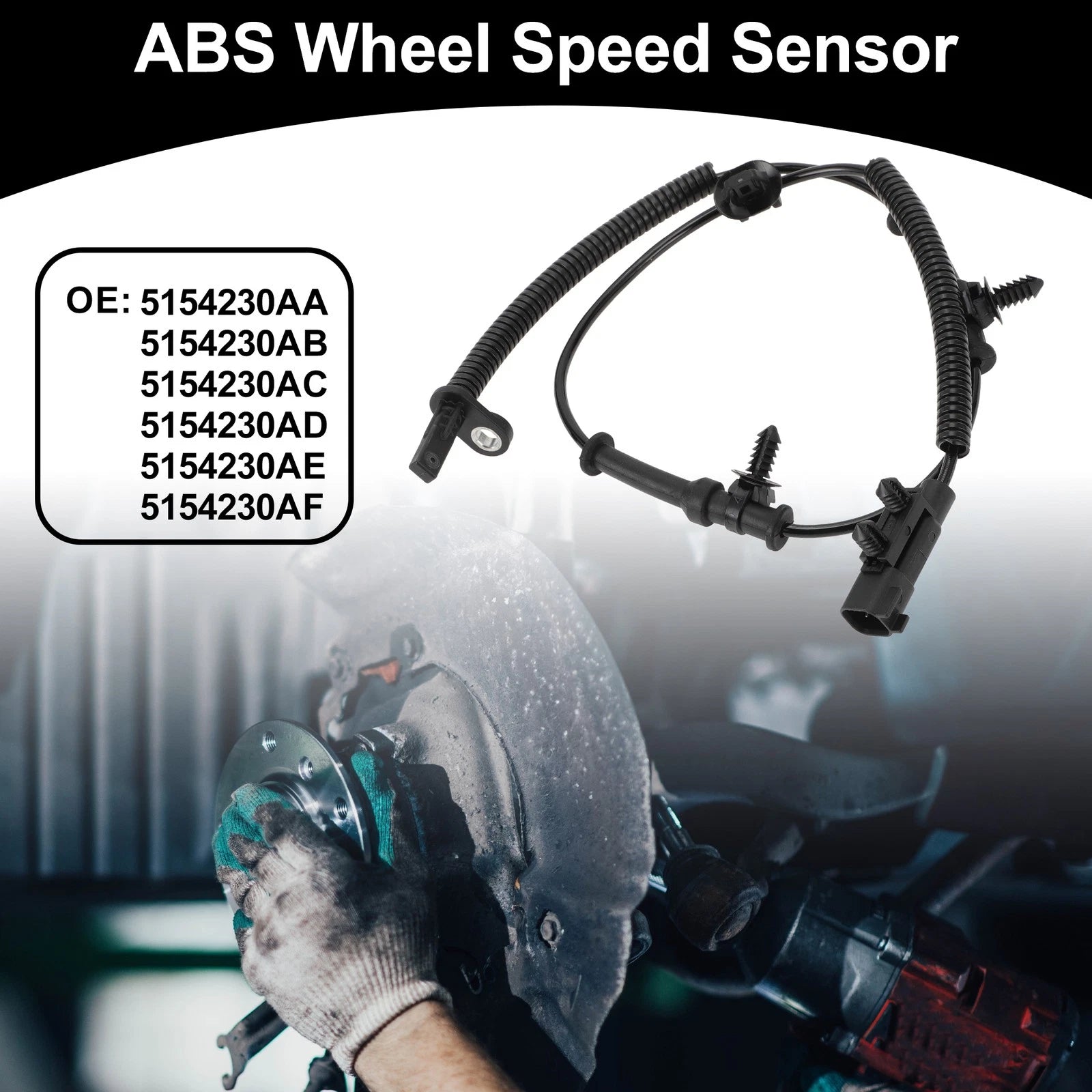 ABS Wheel Speed Sensor Kit No. 5154230AA for Dodge 