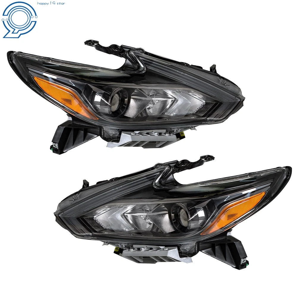 Pair Headlight Assembly for Nissan Altima (2016–2018) Halogen