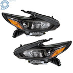 Pair Headlight Assembly for Nissan Altima (2016–2018) Halogen