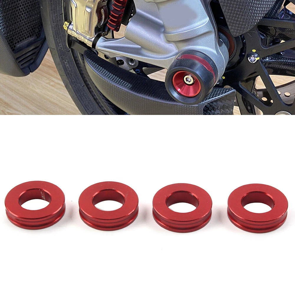 Set of 4 CNC Front Brake Caliper Spacer Kit for Ducati Panigale V4/R/S (2018–2021)