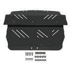 Black Aluminum Engine Splash Shield Skid Plate for Subaru WRX STI (2004–2007)