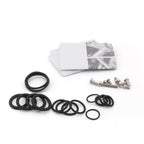 Silver Frame Hole Caps for BMW R 1200 GS ADV LC (2014–2015)