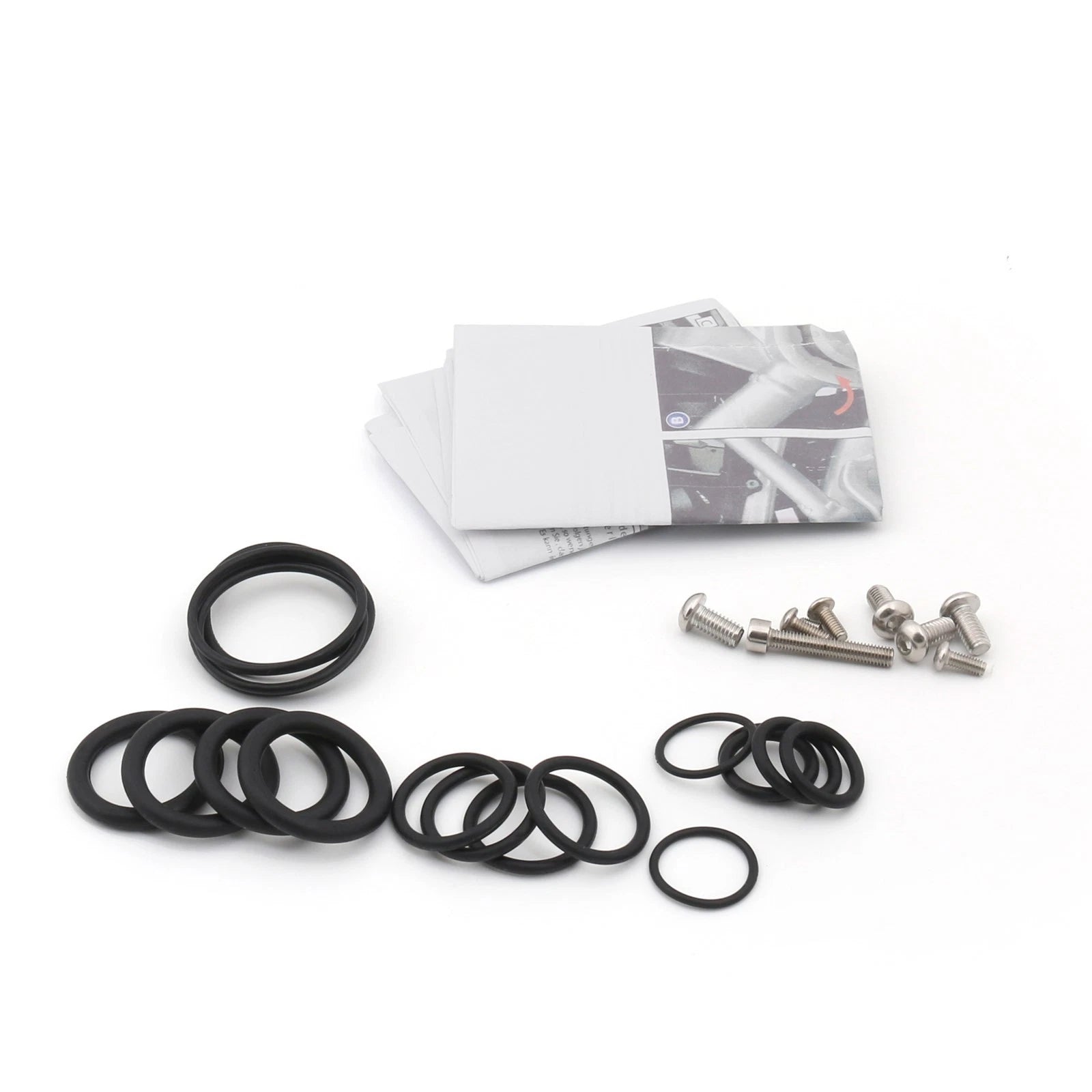 Silver Frame Hole Caps for BMW R 1200 GS ADV LC (2014–2015)