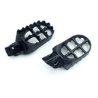 Set of 2 Steel Foot Pegs for Kawasaki KX65 KX85 KX100 KX80 Suzuki RM100