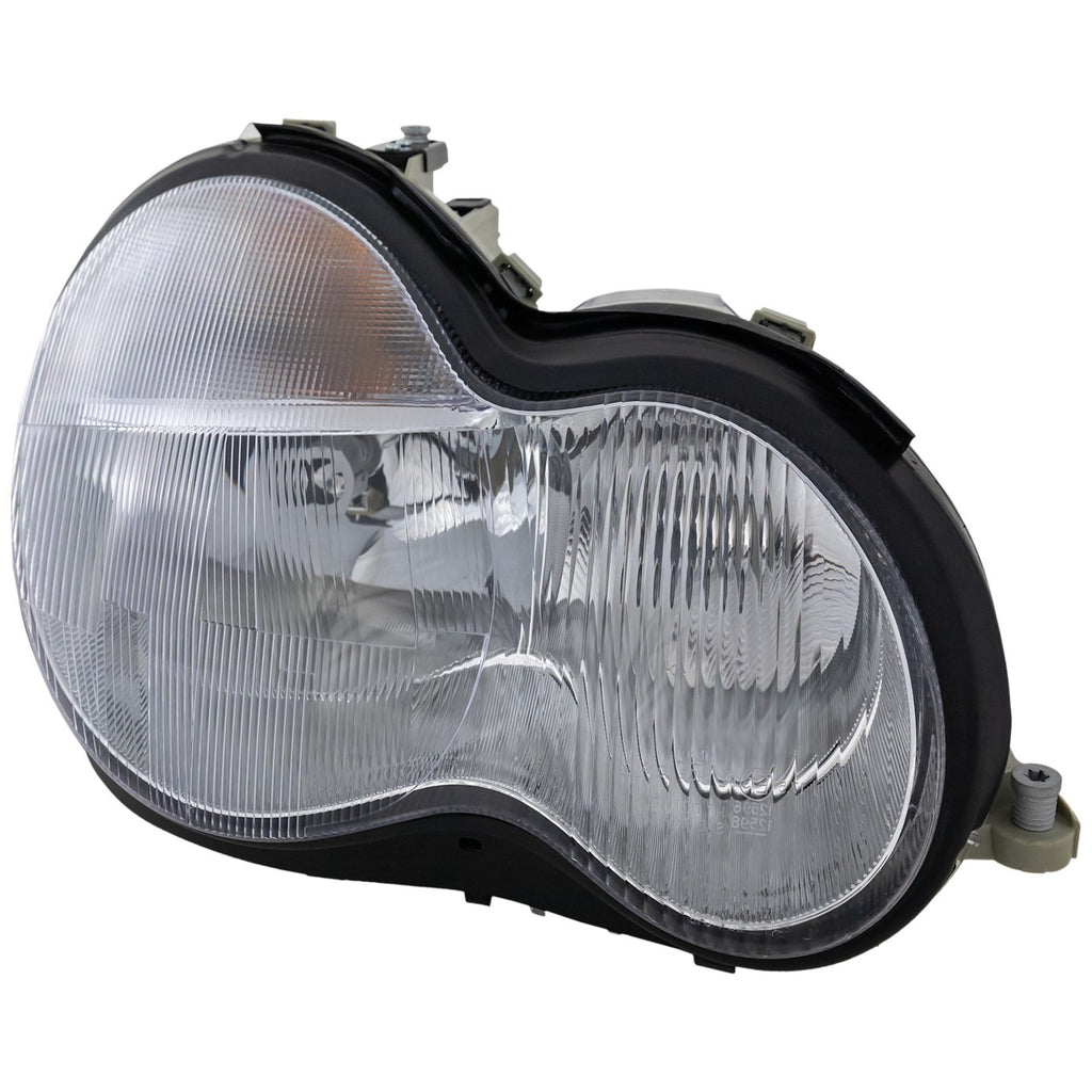 Headlight for Mercedes Benz C240, C230 (2001–2004) - Passenger Side, Halogen