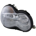 Headlight for Mercedes Benz C240, C230 (2001–2004) - Passenger Side, Halogen