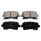 Set of 2 DuraGo Rear Rotors & Akebono ProACT Ceramic Brake Pads for Impala Malibu