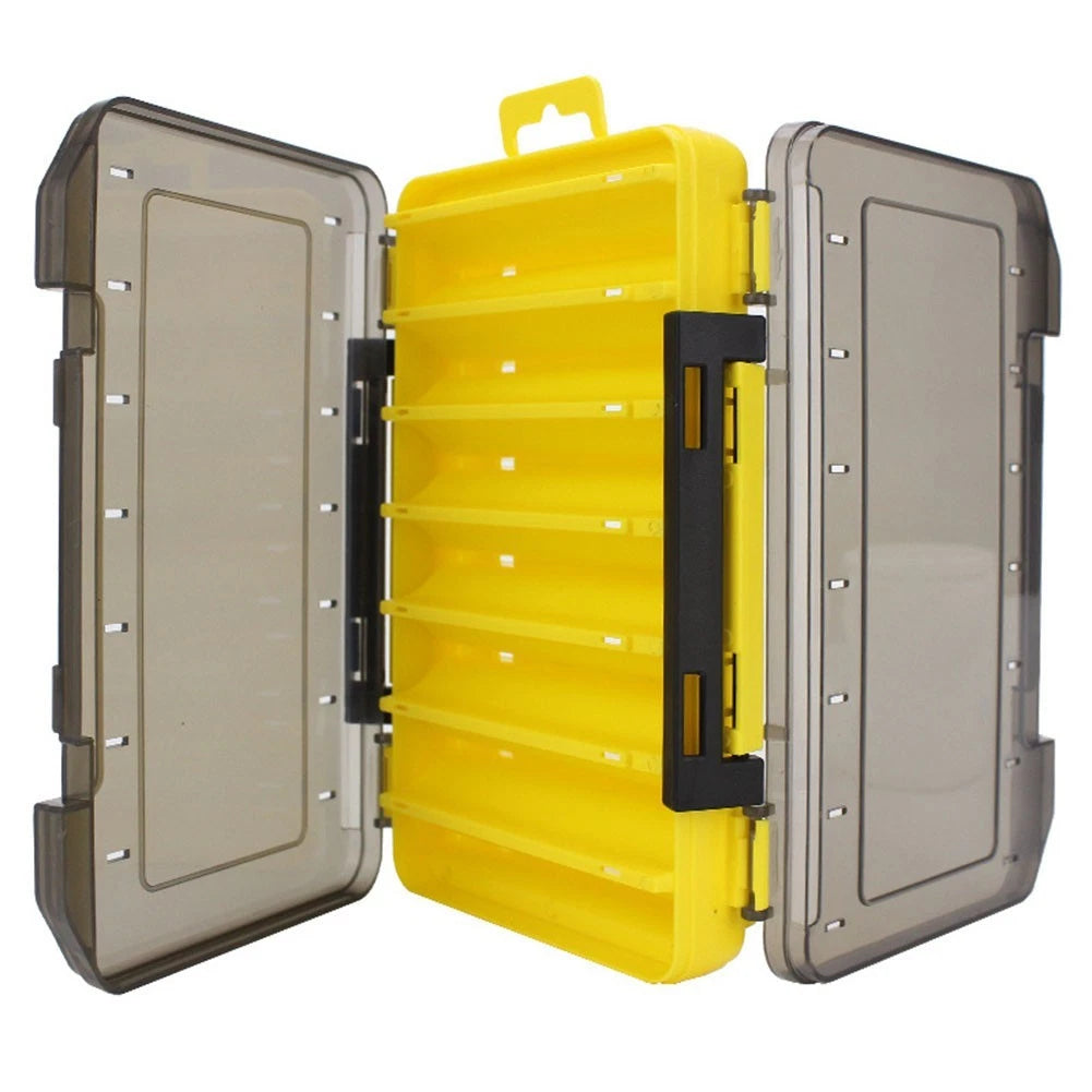 Fishing Tackle Box Storage for Fishing Accessories (12/14 Compartments)