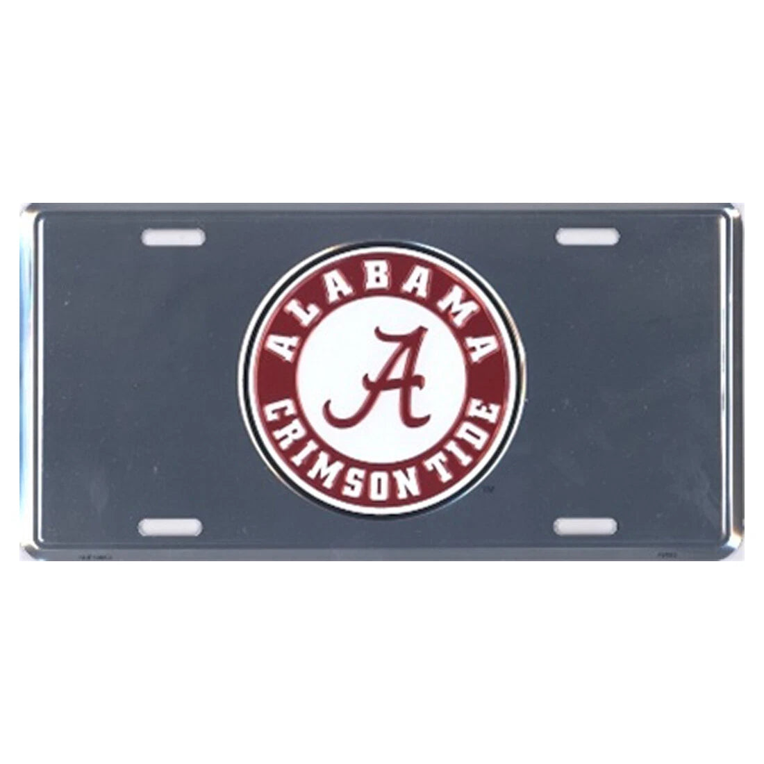 Alabama "A" Embossed Metal License Plate for NCAA Roll Crimson Tide (N/A)