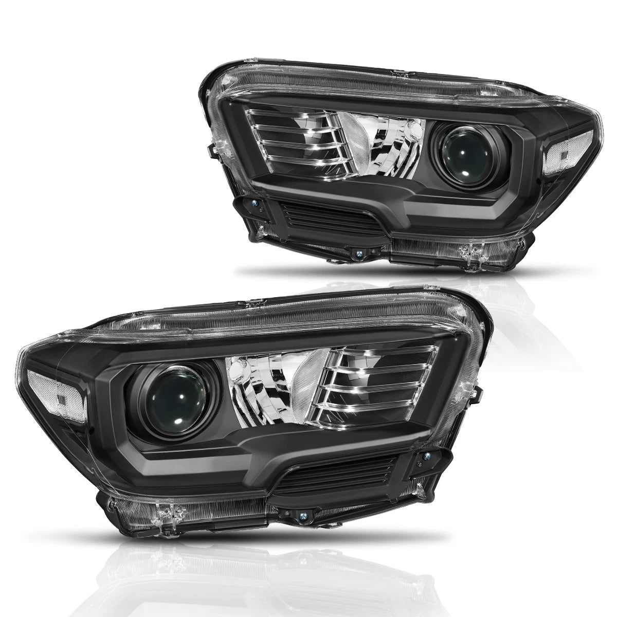 3D LED C-Bar Tail Lights for Chevy Silverado (2003–2007) Smoked