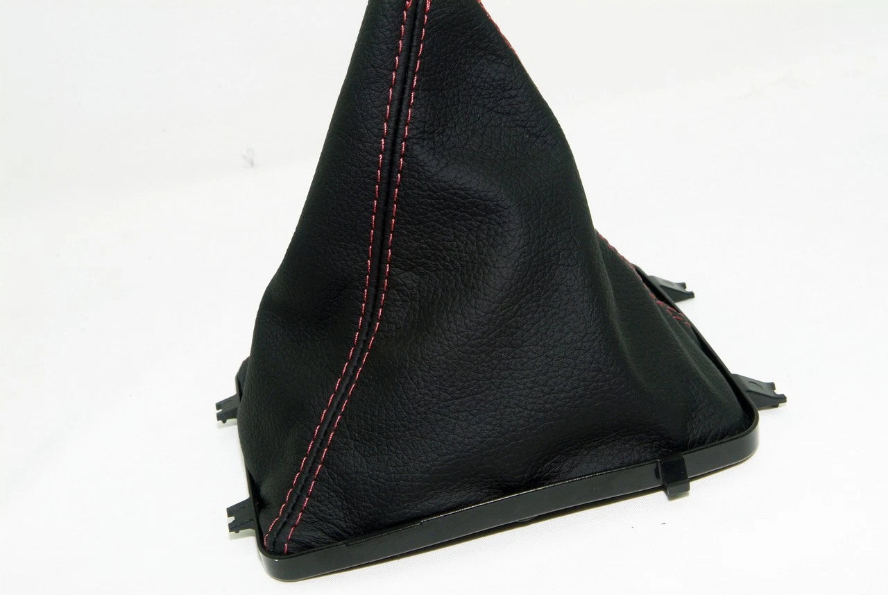 Shift Boot Cover for Pontiac GTO (2004–2006) - Leather, Red Stitch