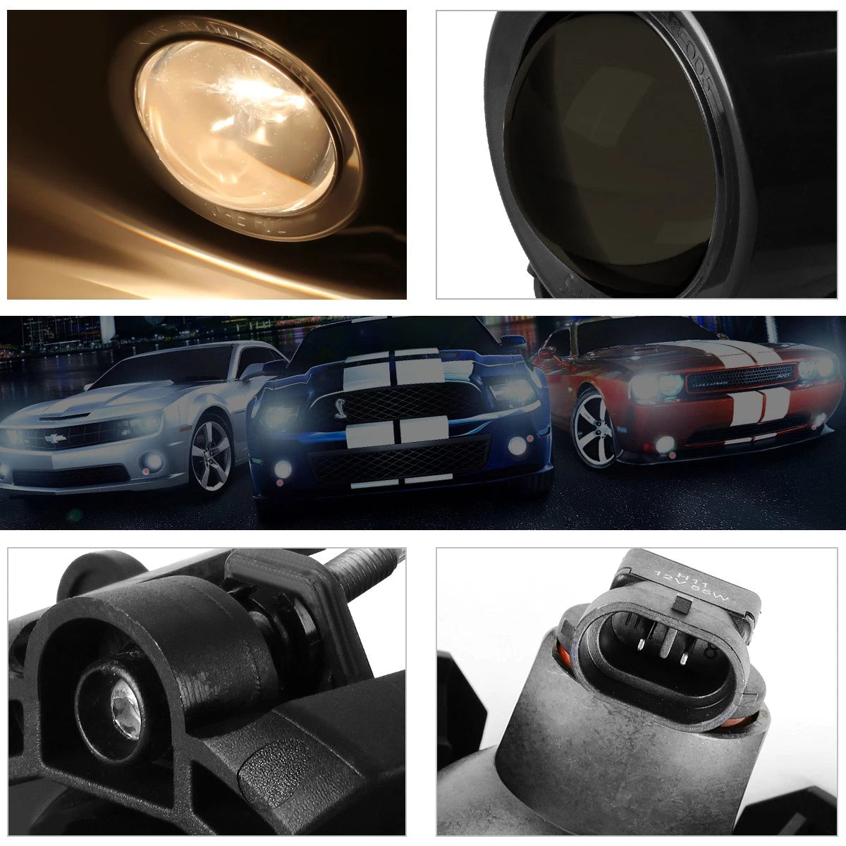 Fog Lights for Cadillac CTS (2008–2013) OE Style Smoked Lens