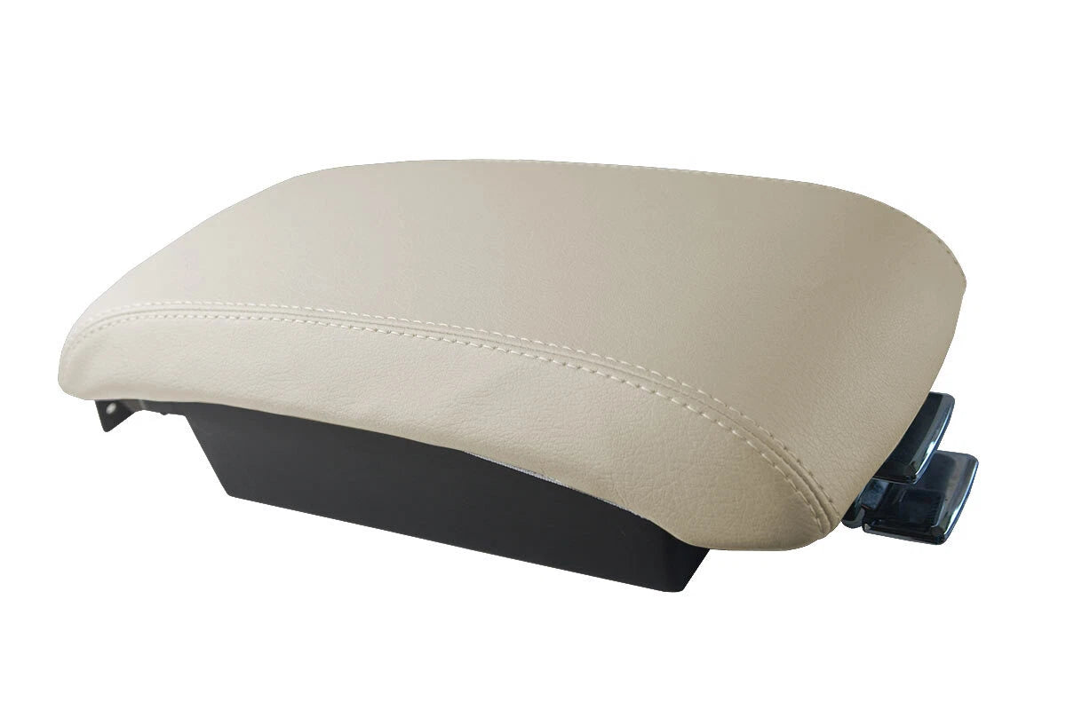 Leather Console Lid Pull Over Cover for Lincoln MKX (2007–2010) Beige