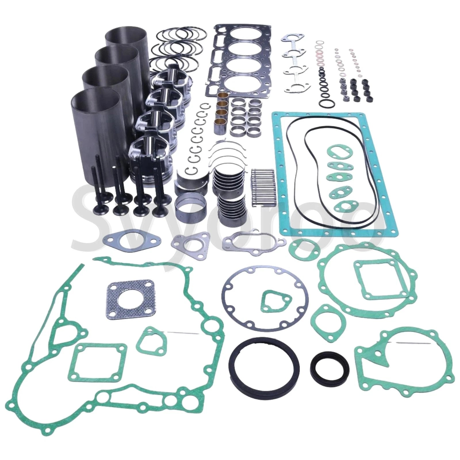 Engine Overhaul Rebuild Kit for Kubota V1505E V1505T (4-Cycle Diesel)