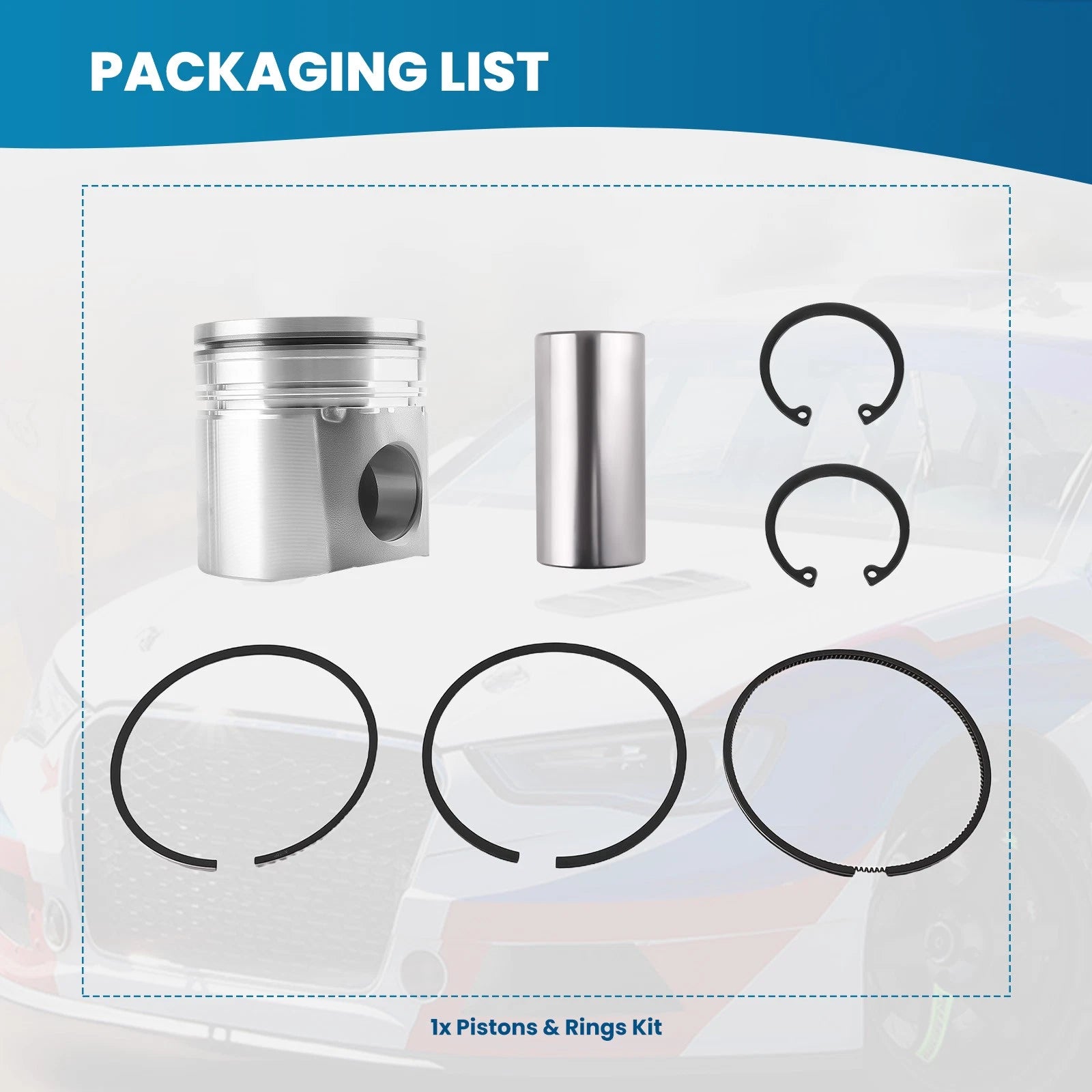 Piston Ring Set for Dodge Ram 5.9L Cummins Diesel (2004–2007)