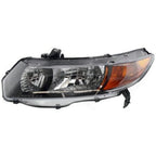 Replacement Amber Driver Side Head Light Lens/Housing (See compatibility Chart)