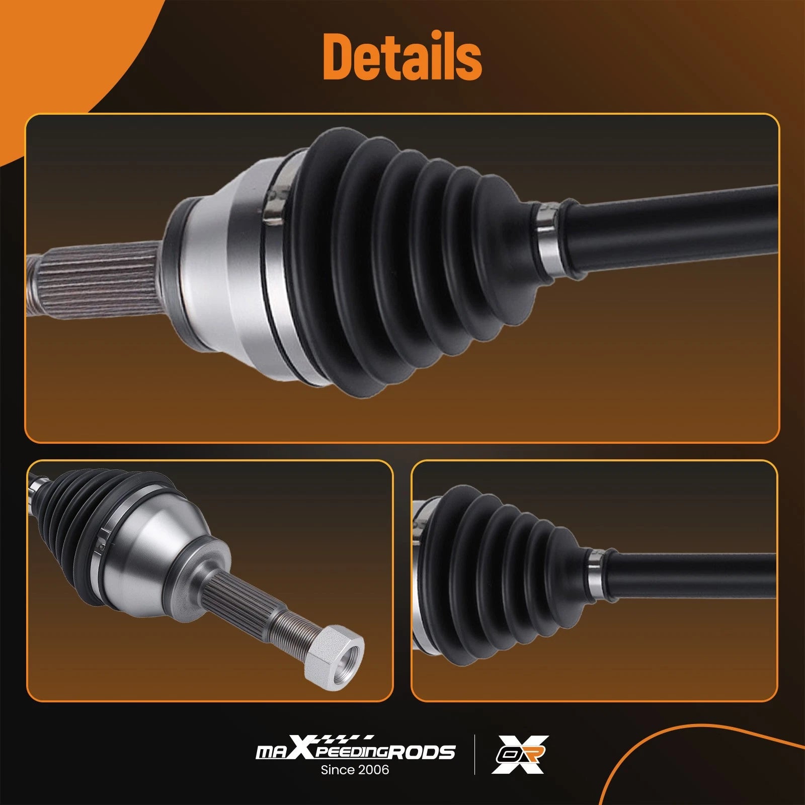 Front Right Passenger CV Axle Shaft for Infiniti FX35 (2003–2008)