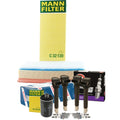 Set of 4 NGK Ruthenium HX Spark Plugs for Audi