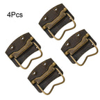 Set of 4 Antique Cabinet Pull Handles for Suitcase Toolbox Drawer