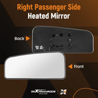 Heated Passenger Right Side Mirror Glass for Ford F-150 2015–2021, 250, 350, 450