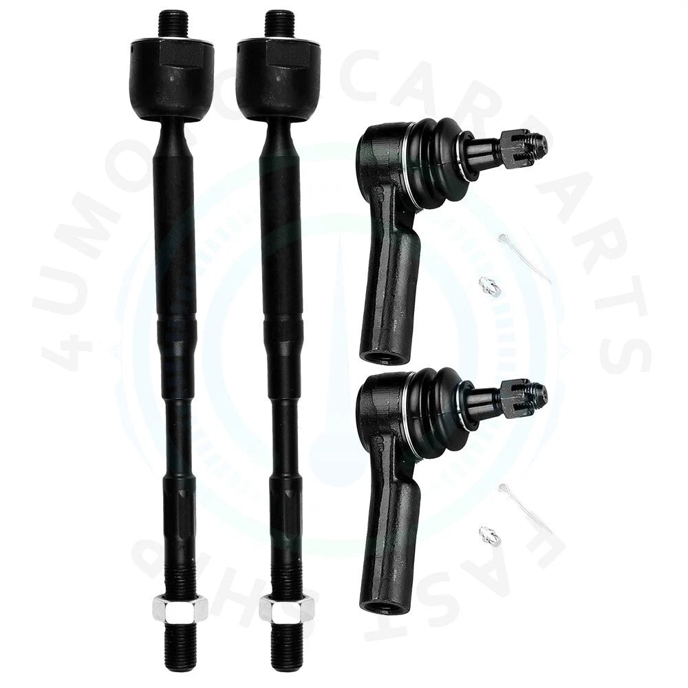 Set of 4 Tie Rod Ends for Dodge Ram 1500 (2006–2010)