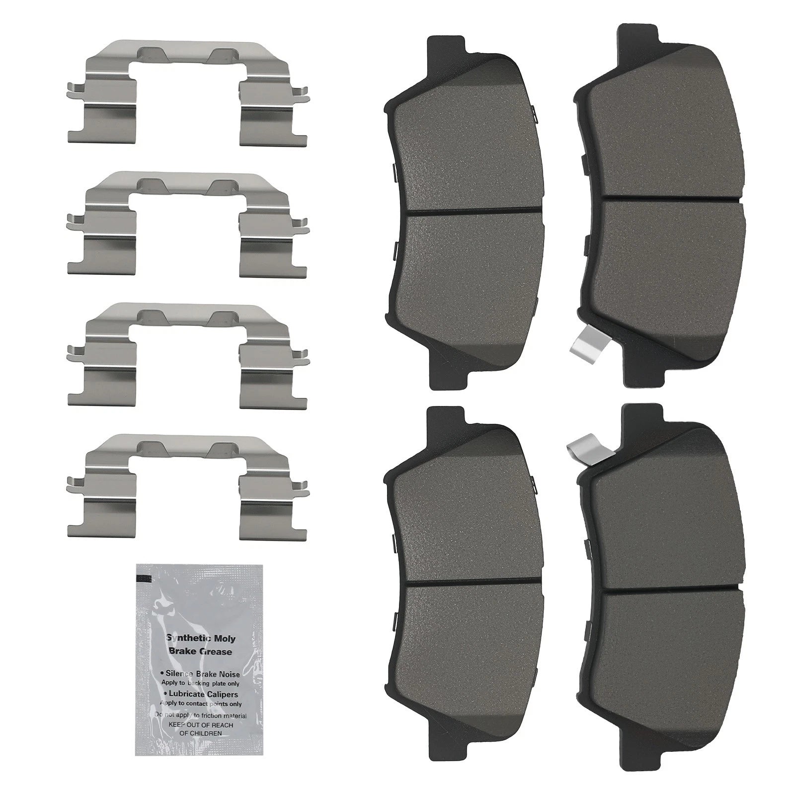 Front Ceramic Brake Pads Kit for Hyundai Elantra GT, Veloster (2012–2016)