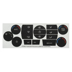 Heater AC Climate Control Button Decal for Ford Escape Fusion