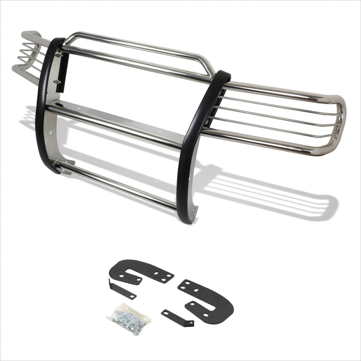 Front Bumper Brush Grille Guard Protector Chrome for Xterra WD22 (2002–2004)