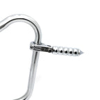 Chrome Calabash Foot Pegs w/ P Clamps 1.25" for Harley (H)