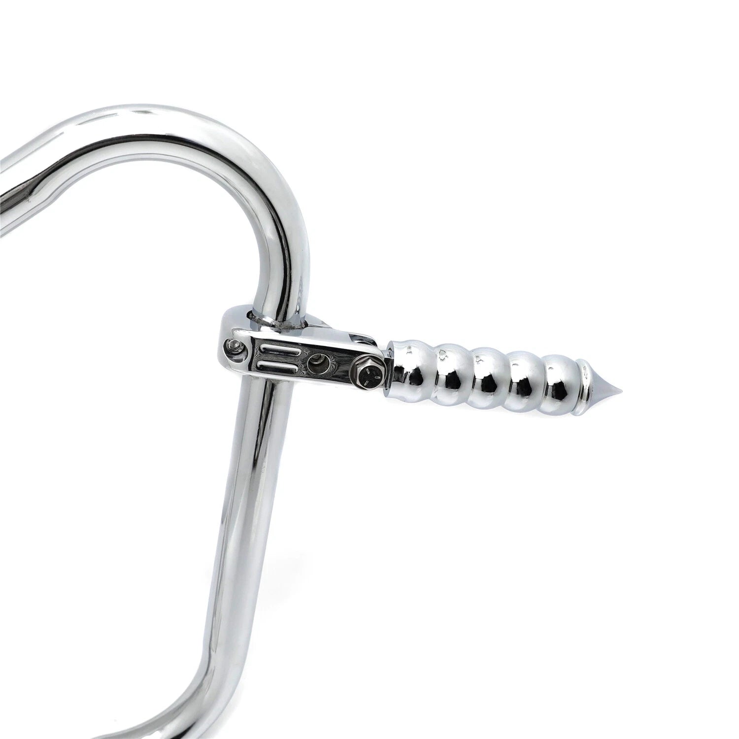 Chrome Calabash Foot Pegs w/ P Clamps 1.25" for Harley (H)