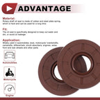 2X Oil Seal Rotary Shaft Seal   17x47x7mm FKM Rubber
