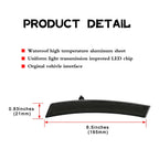 2X Smoked LED Side Marker Lights for Mini Cooper R50 R52 R53 (2002–2006)
