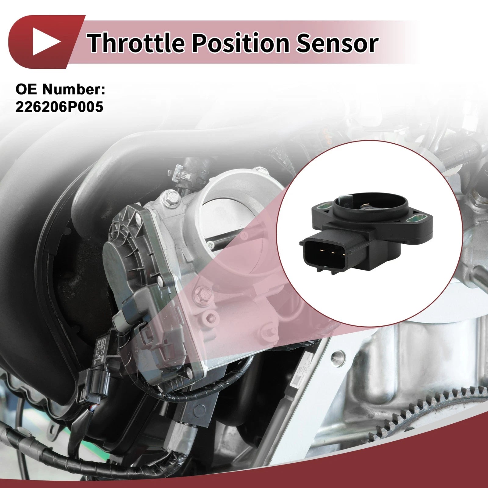 Throttle Position Sensor for Infiniti Q45 (1997–2001) No.226206P005