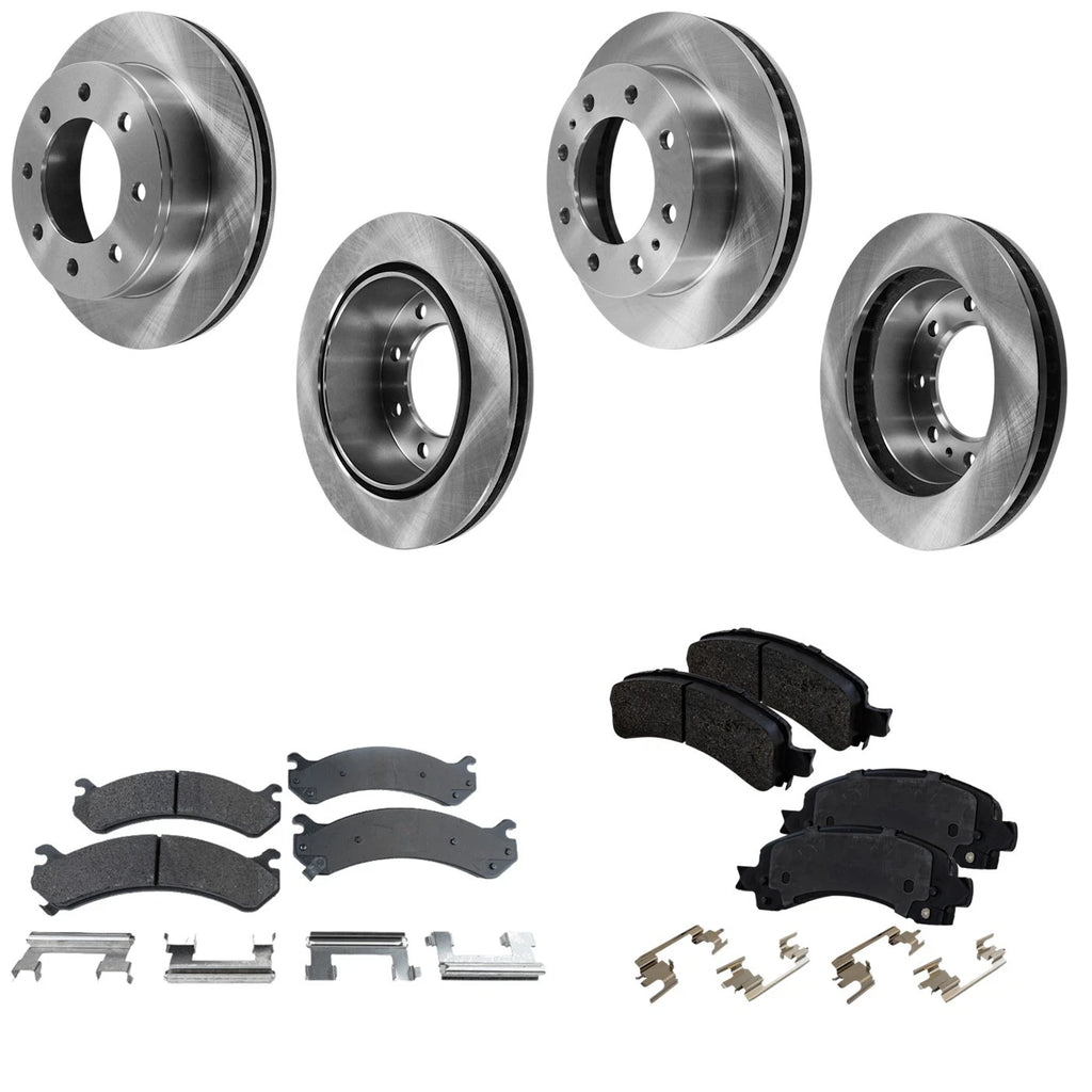Disc Brake & Ceramic Pad Kit for Chevy Express 2500 (2003–2017)