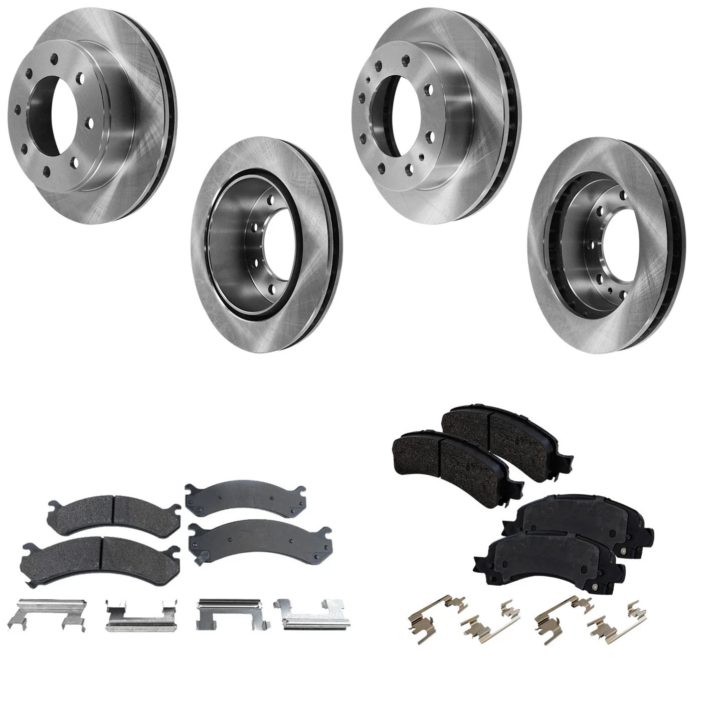 Disc Brake & Ceramic Pad Kit for Chevy Express 2500 (2003–2017)