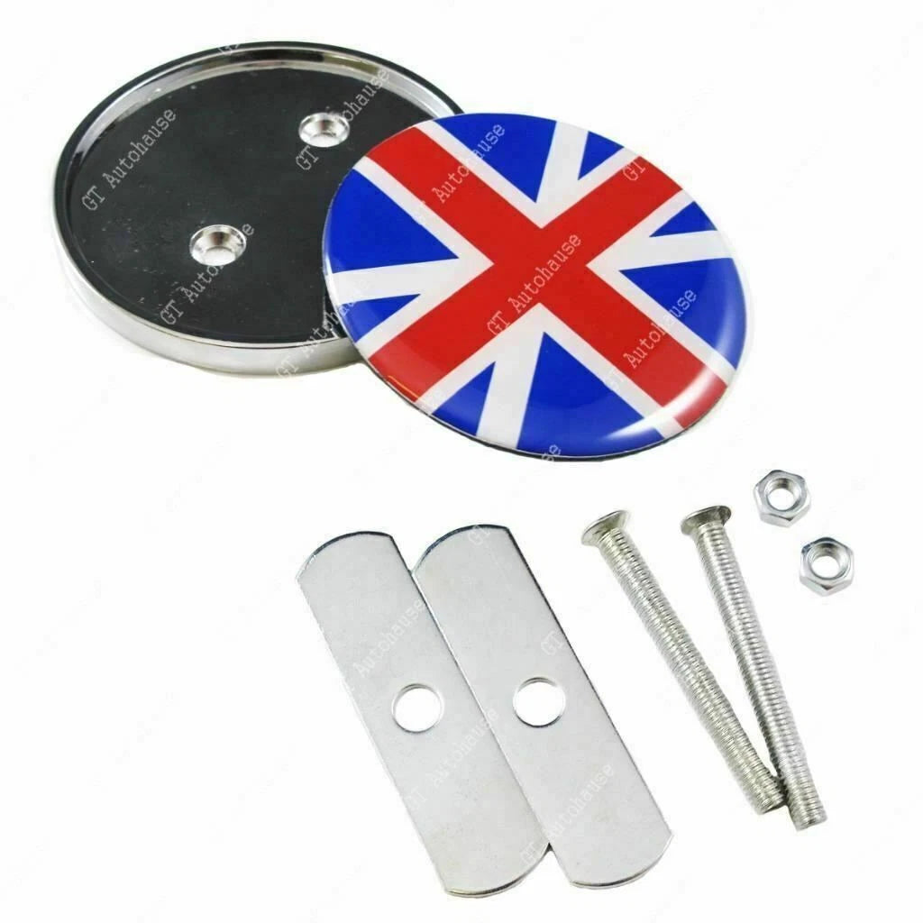 Front Grill Badge Red Blue England UK Flag for Mesh Grille (2011-2020)
