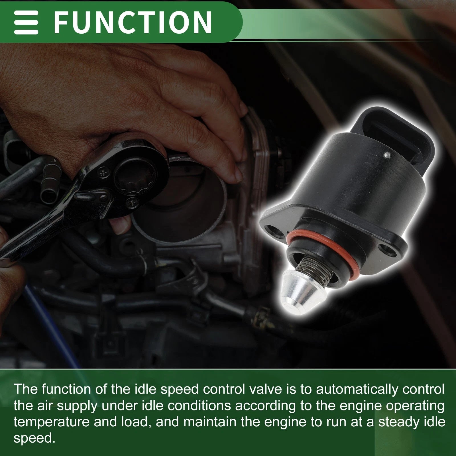 Idle Air Control Valve for Buick Century (1989–1993) No. 17112145
