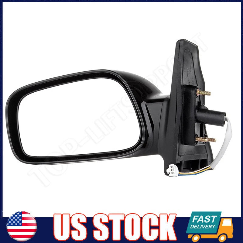 Driver Side View Mirror for Toyota Corolla (2003–2008) - Black Power
