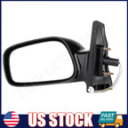 Driver Side View Mirror for Toyota Corolla (2003–2008) - Black Power