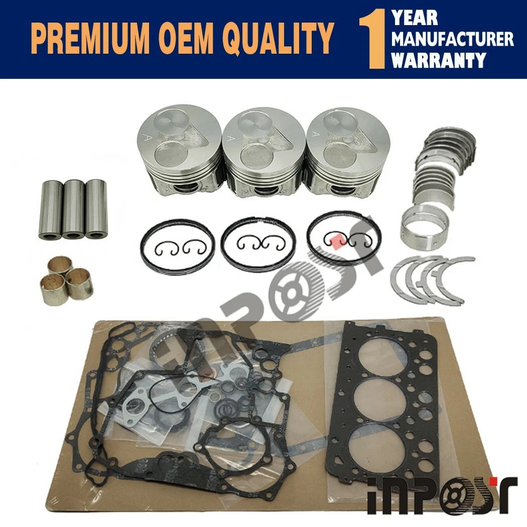 Overhaul Rebuild Kit D782 D782-E for Kubota B7410DT-F G2160