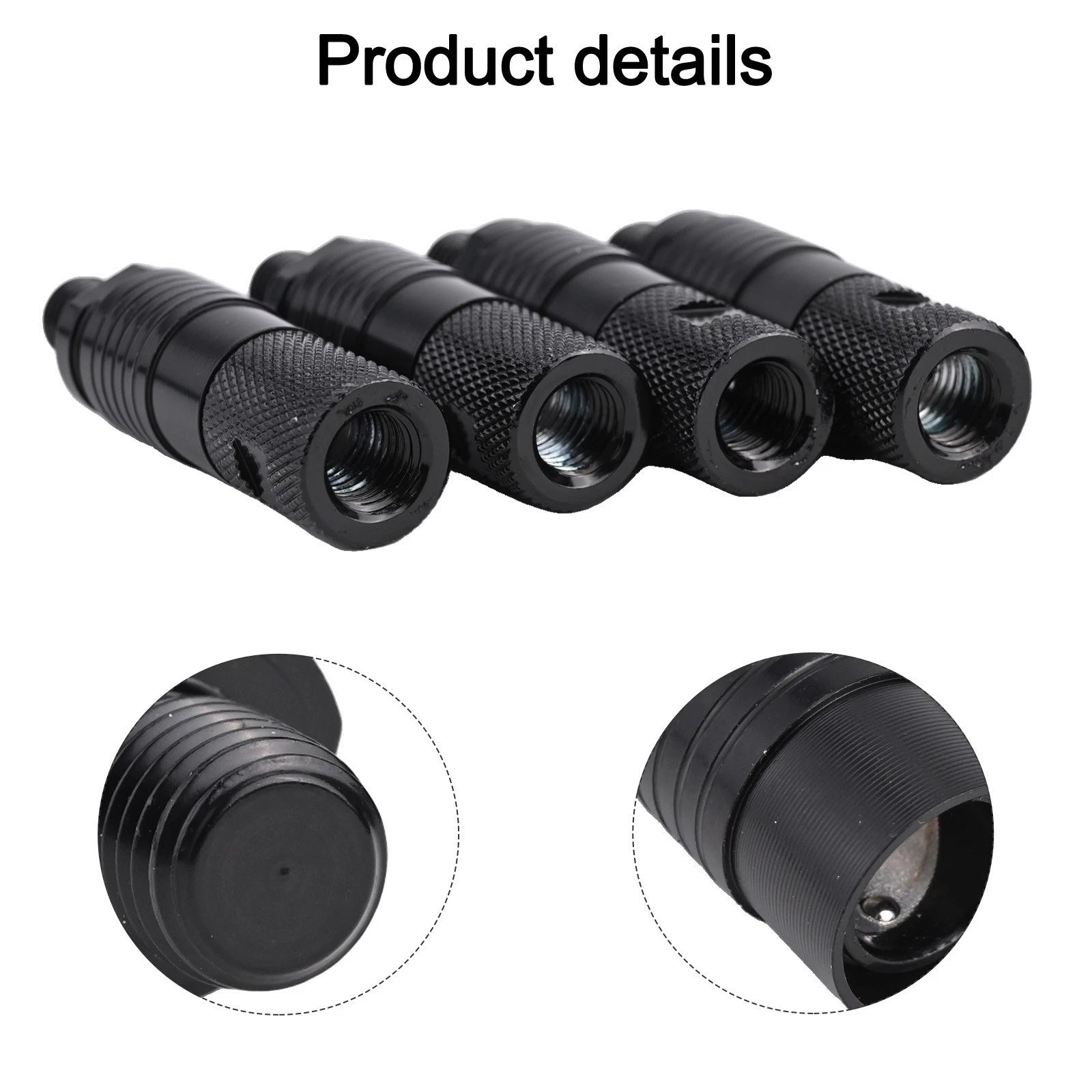Set of 4 Bite Alarm Adaptor Connectors for Universal Use (611cm)