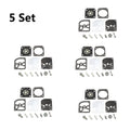 5X Carburetor Repair Kit for Husqvarna 570 575XP 576XP (2008–2015) RB-130