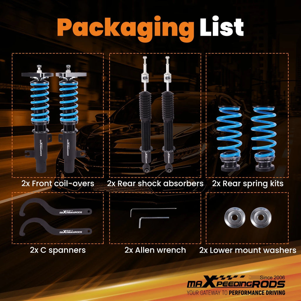 24 Way Adjustable Coilover Lowering Kit for Nissan Sentra (2020–2025)