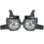 Set of 2 Fog Lights and Grille Assembly for Toyota RAV4 (2013–2015)